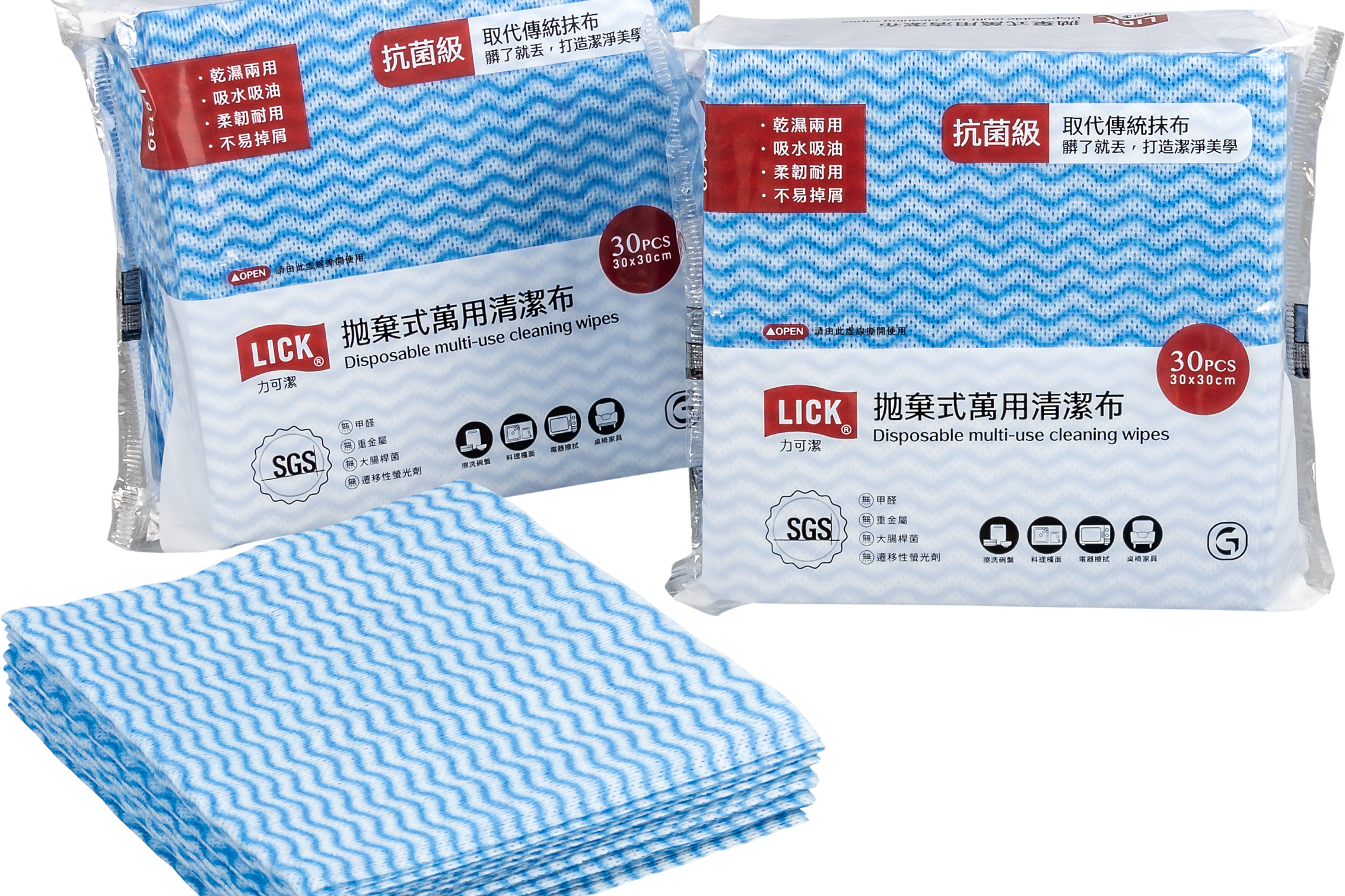 LICK ผ้าเช็ดทำความสะอาดอเนกประสงค์แบบใช้แล้วทิ้ง (1)