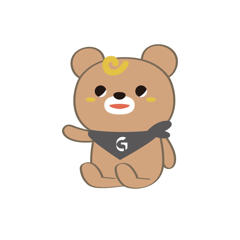 Maskot jenama G Bear untuk rangkaian penjagaan bayi Graminton